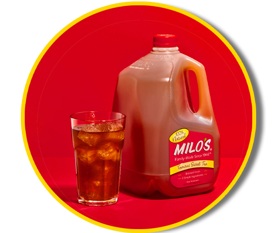 A graphic for Milo's tea.
